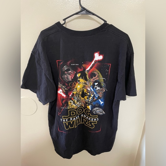 ✨Unisex Big Dogs Dog Wars The Bark Awakens Tshirt Size XL - Picture 5 of 7